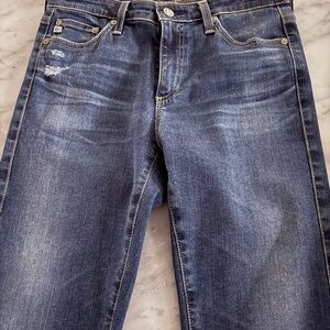 Ag Adriano Goldschmied Blue Boot Cut Jeans
